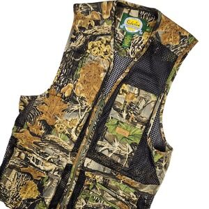 Cabelas Outdoor Gear Hunting Vest Mens L Camo Seclusion 3D Mesh Fishing Tactical